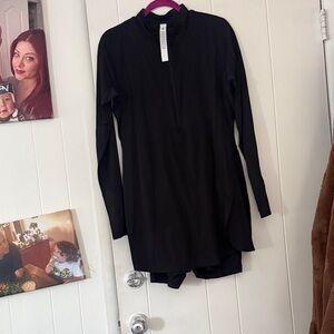Lululemon Black Women's athletic dress with shorts